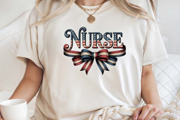 4th of July Patriotic Coquette Nurse Png Review