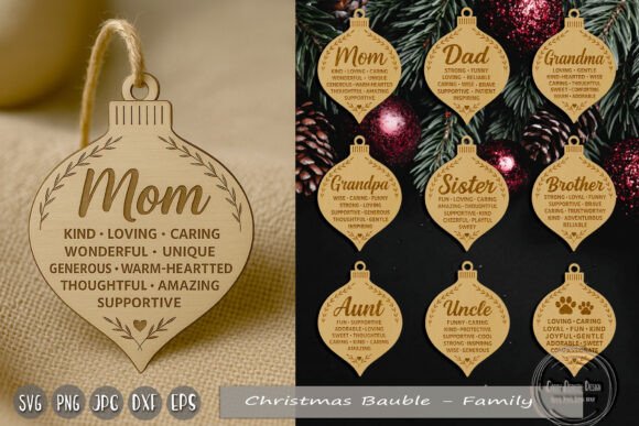 Christmas Bauble for Family Members Review