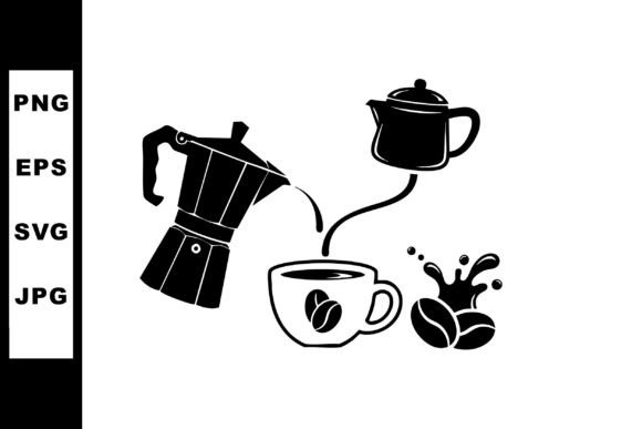 Coffee Brewing Process Illustration