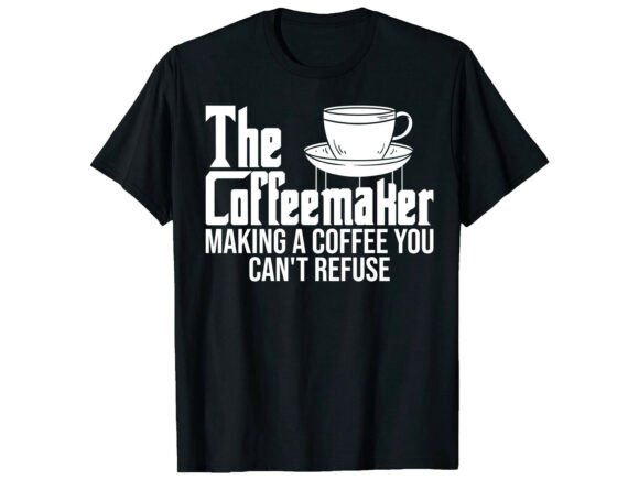 Coffeemaker Coffee Lover T-Shirt Design Review