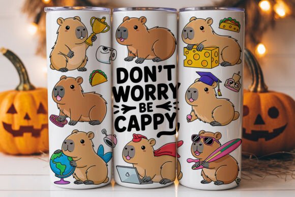 Cute Capybara 20oz Tumbler Wrap Review