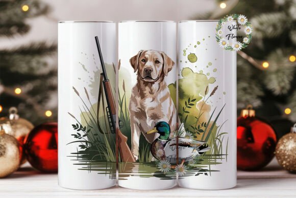 Hunting Dog Duck 20oz Tumbler Embroidery Design Review