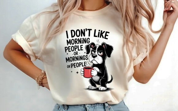 I Don t Like Morning People Funny Shirt