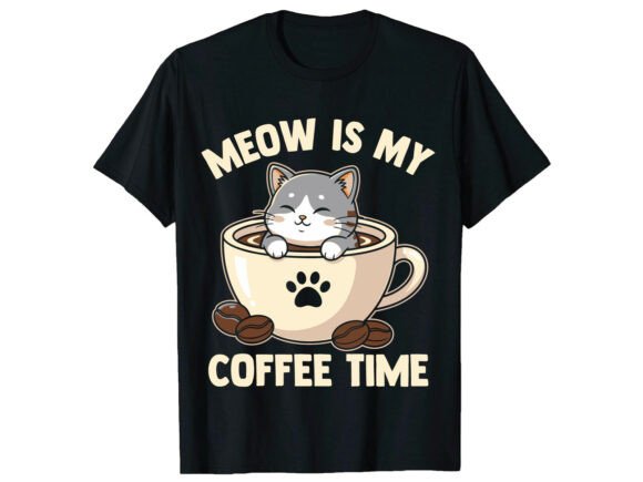Meow Coffee Lover T-Shirt Design Review