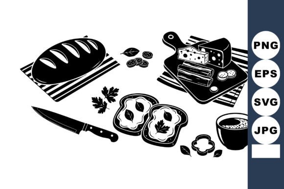 Monochrome Breakfast Silhouette Set Review