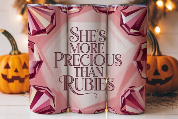 Precious Than Rubies 20oz Tumbler Embroidery Design Review