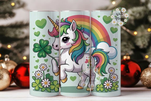 St. Patrick's Unicorn Tumbler Wrap Review